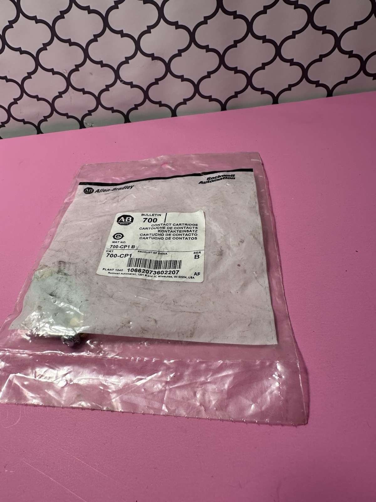 Allen Bradley Contact Cartridge 700-CP1 ser B NEW