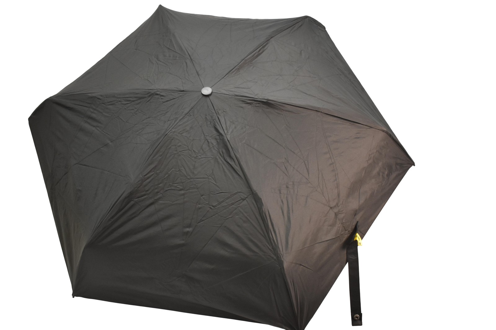 Mei Qi Lin Umbrella Mens Black Compact Folding One Size Travel Case Portable