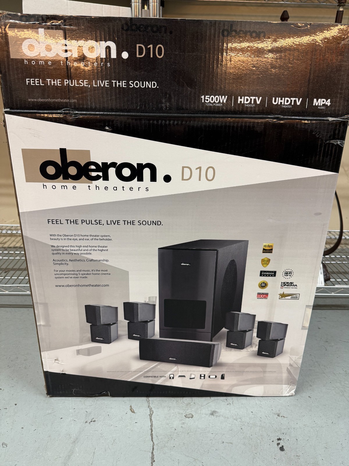 Home Theater by Oberon - OPEN BOX UNUSED