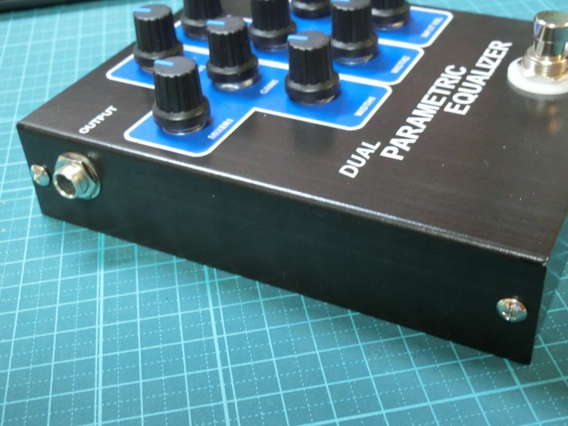 Dual Parametric Equalizer Handmade Guitar Effects Pedal Near Mint JAPAN