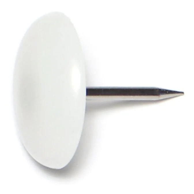 7/8" Domed Head Plastic Dome Tack Glides (12 pcs.)