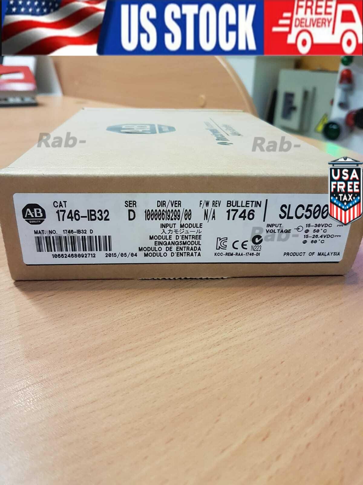 AB 1746-IB32 1746IB32 SLC 500 Input Module PLC New Sealed Fast Ship US Free Tax