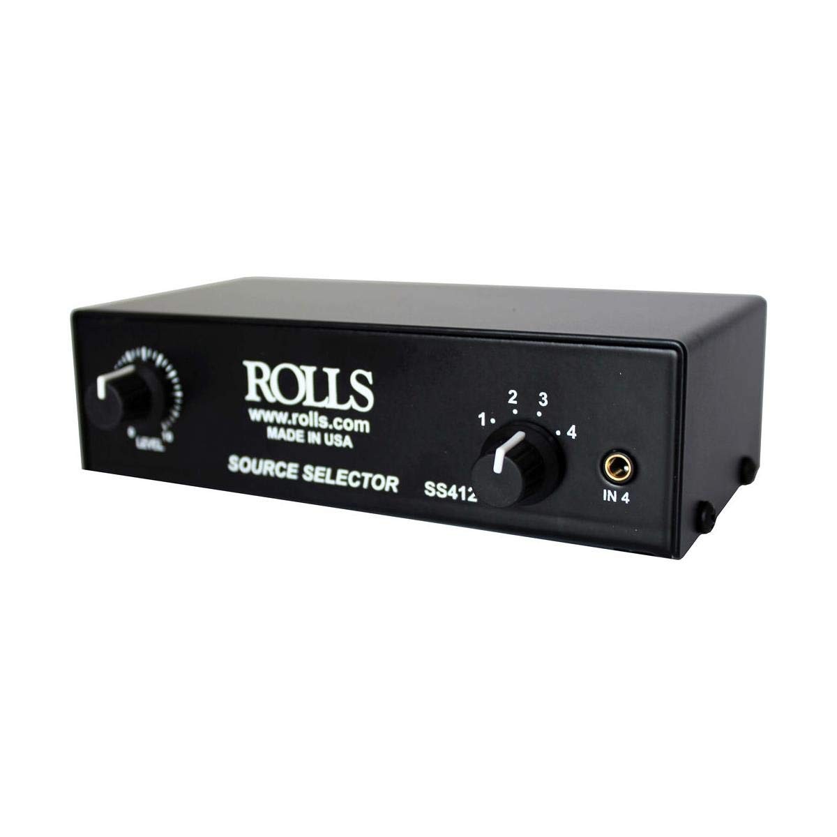 Rolls, 4 A-B Box, 5.5" w x 3.1" d x 1.6" h (SS412), Black, SS412