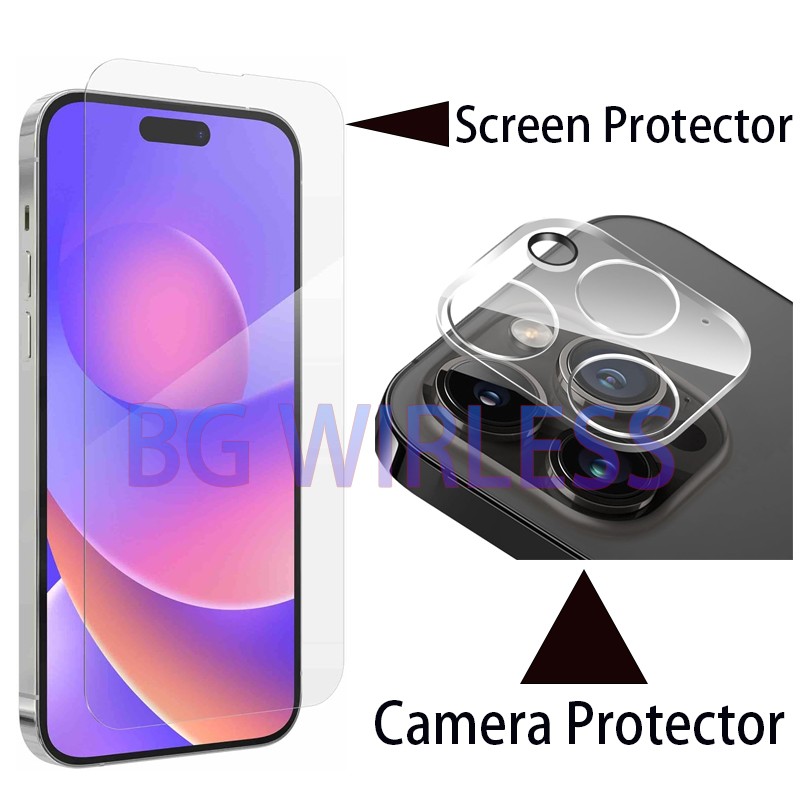 For iPhone 14/14Pro/14 Pro Max/14+ Tempered Glass Screen / Camera Lens Protector