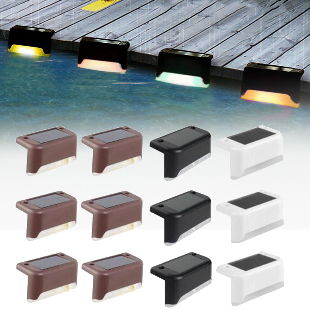 Solar Powered LED Pool Side Lights Waterproof Light up Swimming Pool Decor Lamp