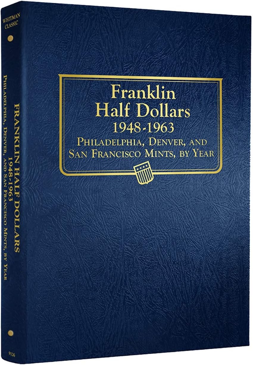 Whitman US Franklin Half Dollar Coin Album 1948 - 1963 #9126 Album,