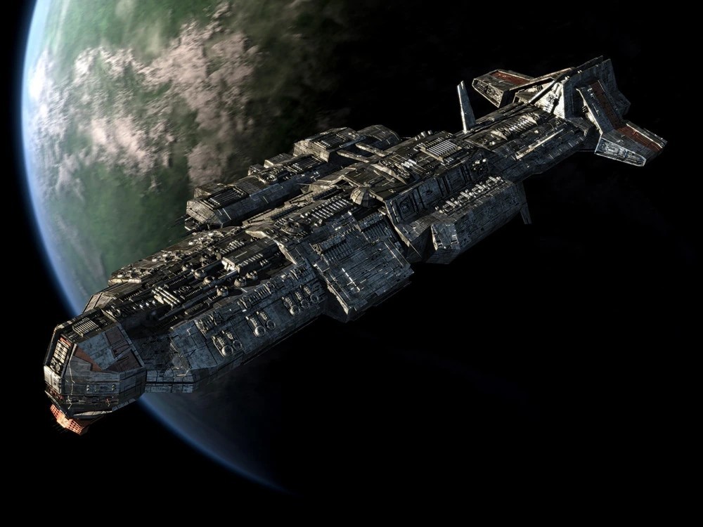 Stargate Aurora Class 3d Resin Print.