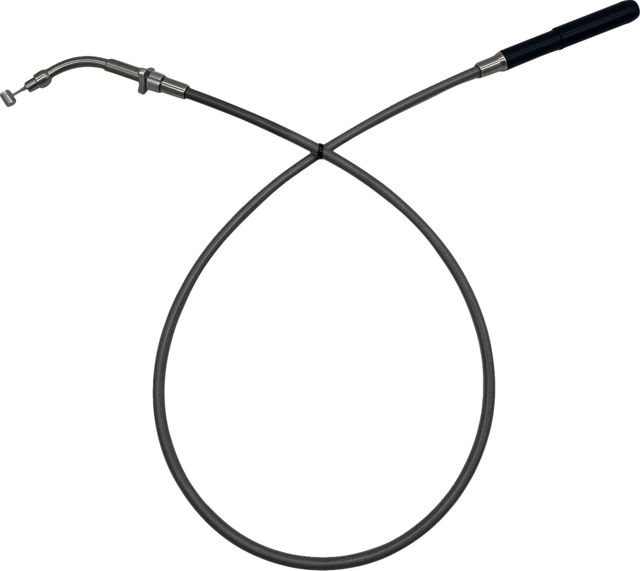 FAT BAGGERS INC. EZ Install Upper Clutch Cable - FLHX/FLTR,SE - +2" - Braided