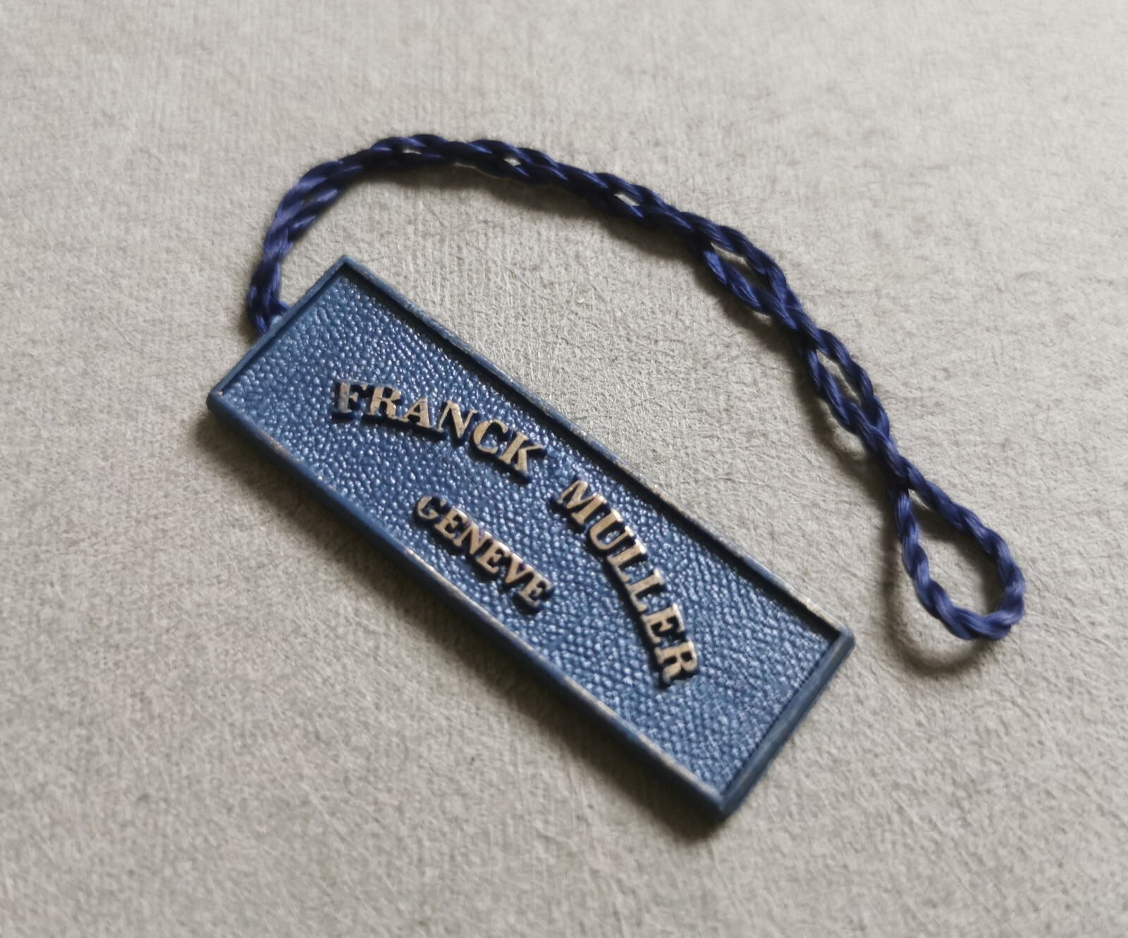 Franck Muller Vintage T2 plastic rectangular blue tag very good