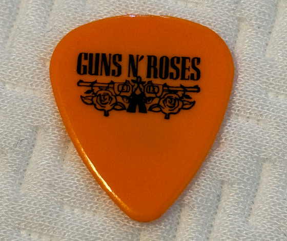 Vintage Guns N' Roses Gilby Clarke Signature Tour Guitar Pick Concert Plectrum