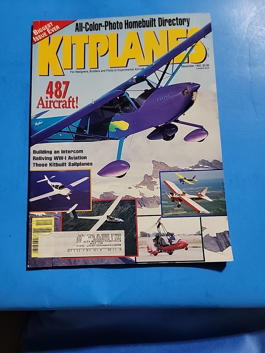 Kitplanes Magazine December 1993