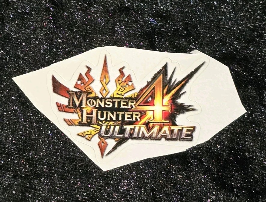 Nintendo 3DS Monster Hunter 4 Ultimate 2" Decals/Stickers