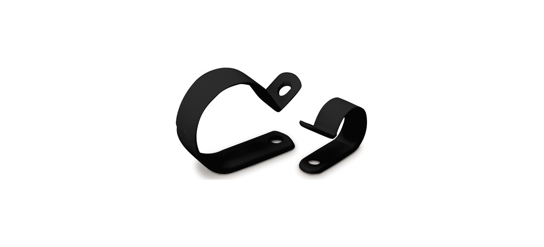 GB PPC-1550UVB Cable Clamp, 1/2 in Max Bundle Dia, Plastic, Black - pack of 12