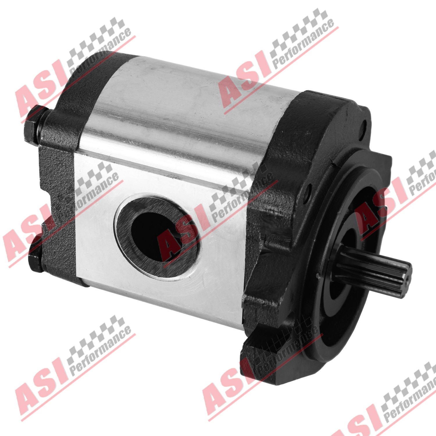 Hydraulic Gear Pump Cast Iron 3-15 GPM 9  Tooth Spline Shaft SAE A-2 Bolts CCW