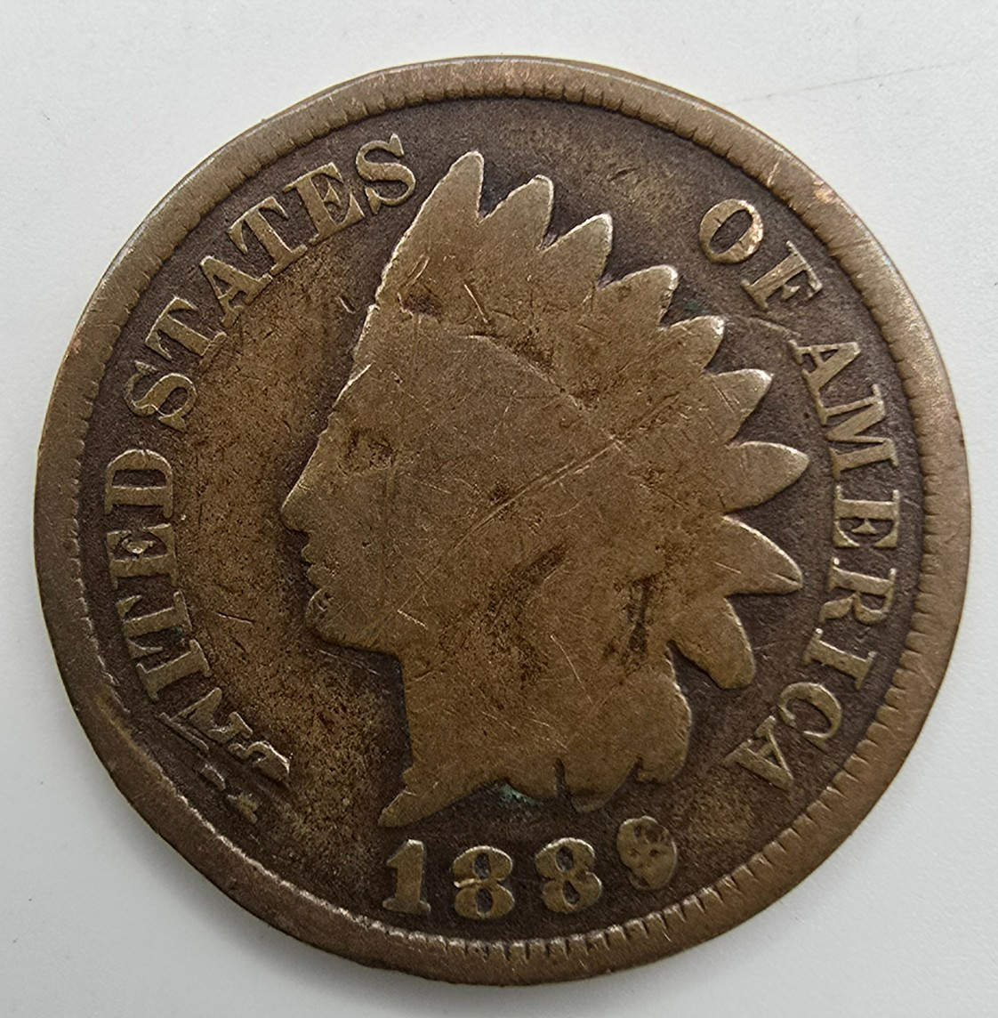 1889 Indian Head Cent G You Grade it! IHC Penny Type Coin Copper Free Ship!