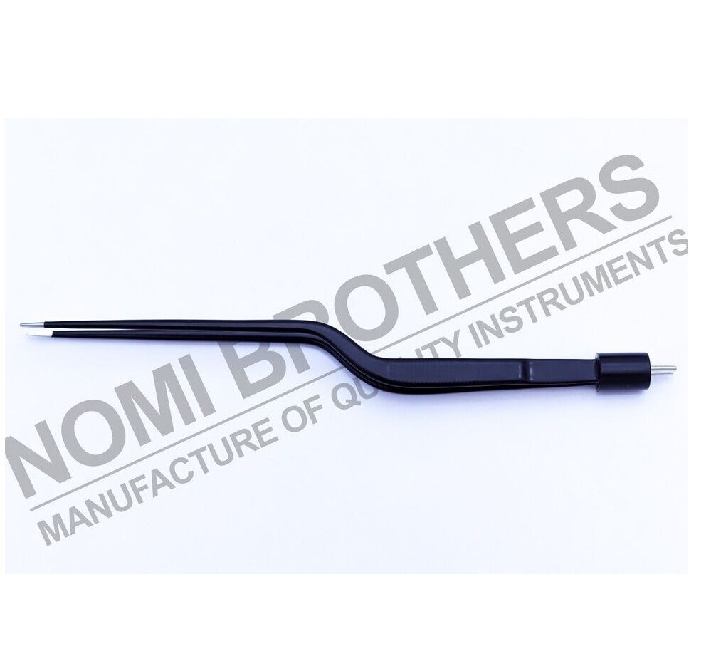 8" Non-Stick Ellman Bipolar Forceps 1mm Tip with Cable