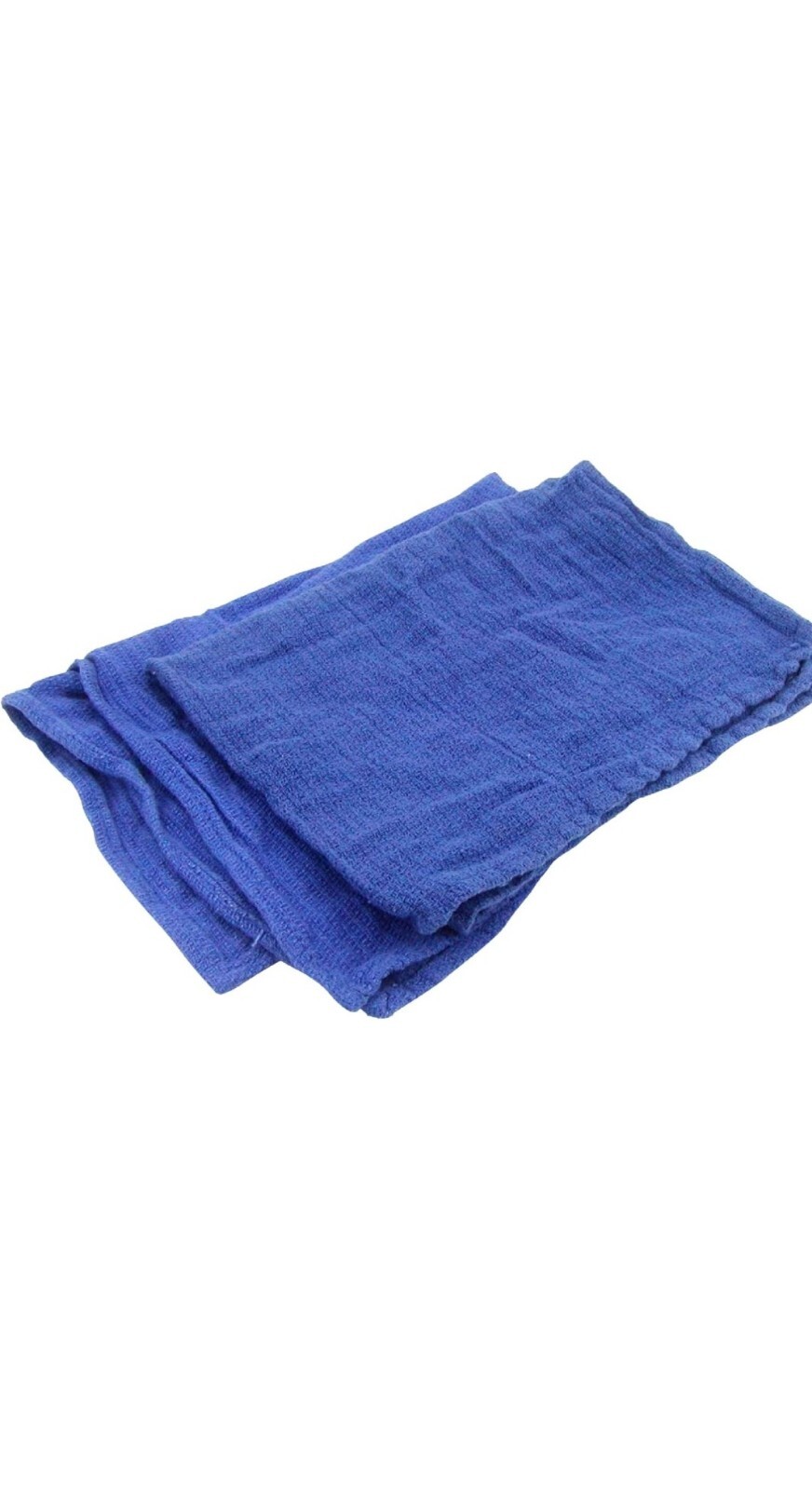 Bulk 10 lb Recycled Blue Shop Towels Surgical Huck Rags Lint Free cotton!!!!!