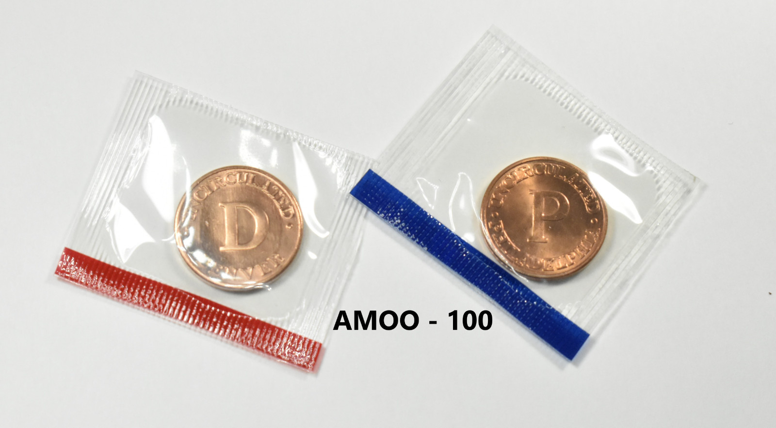 Lot of 20 Sets Uncirculated Penny Medal tokens United States Mint Treasury