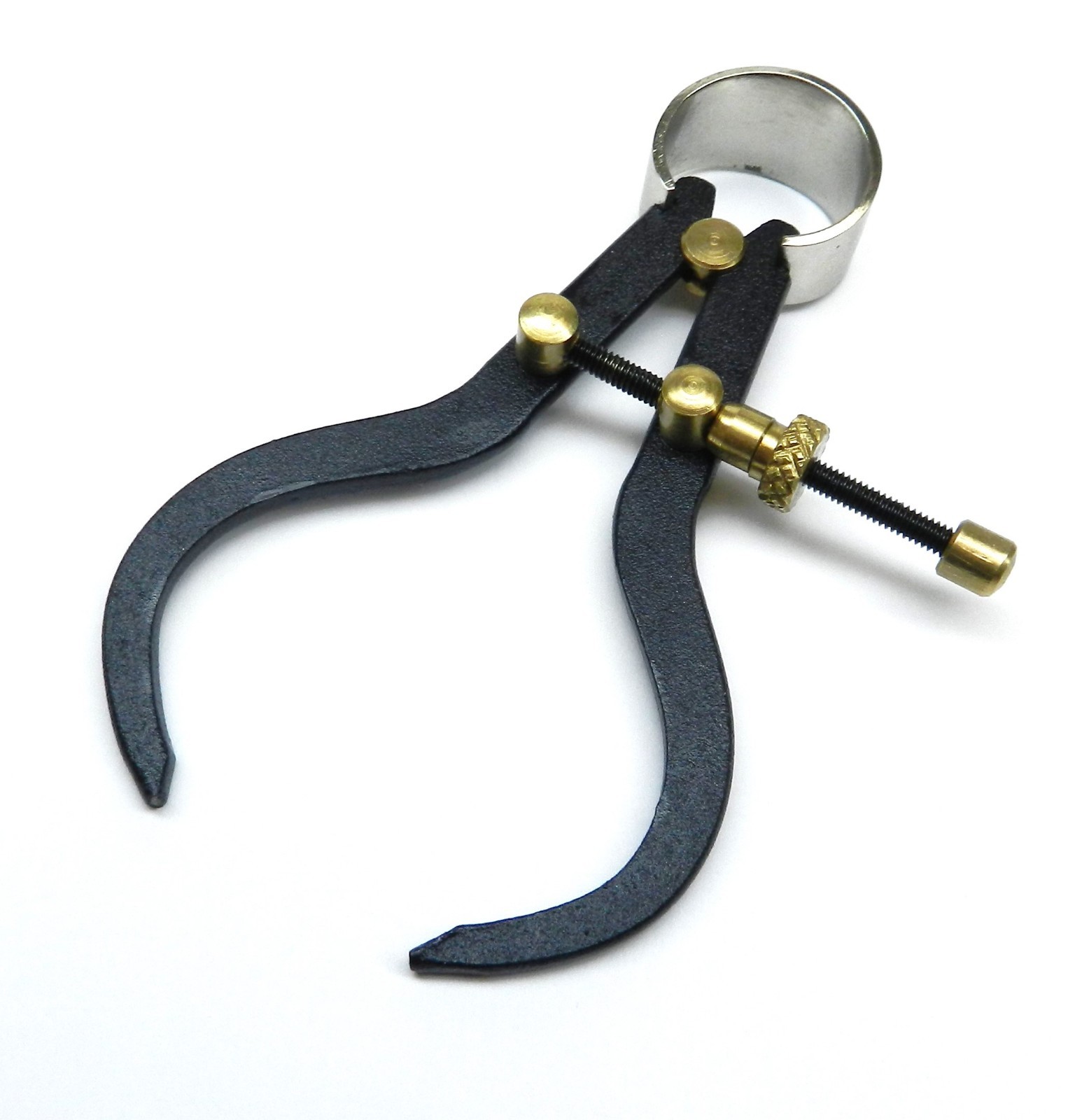 Caliper Outside Measuring Flat Leg 4" Spring Gauge for Gauging Over / Under Size