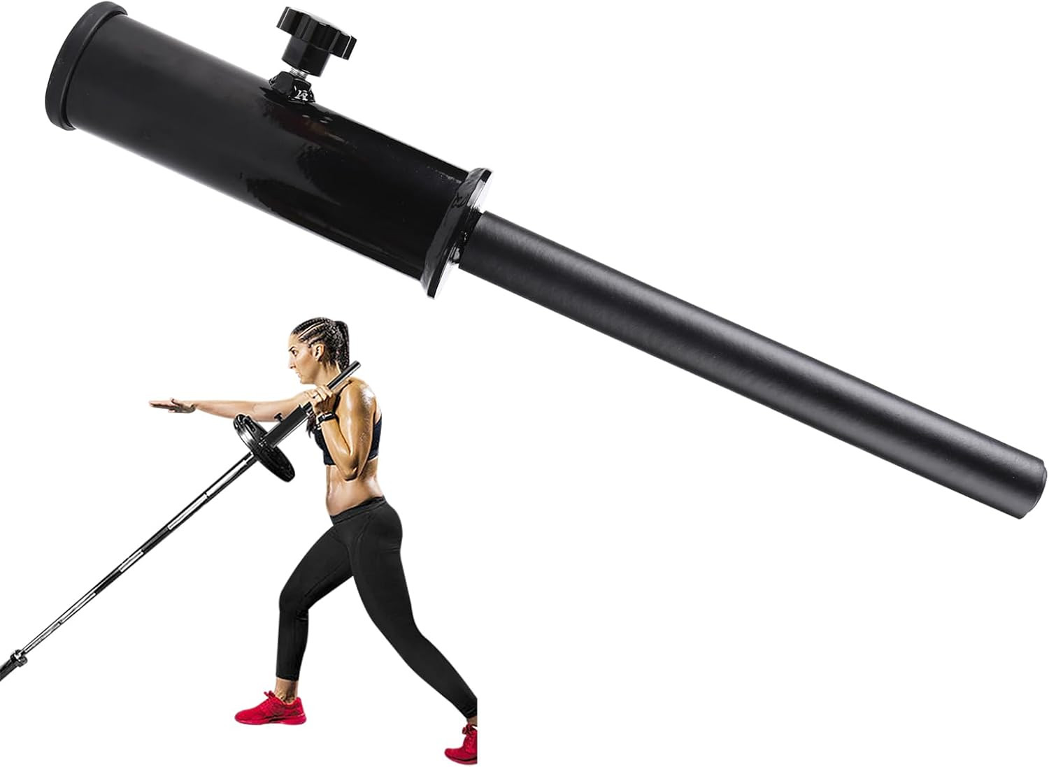 Straight Bar Landmine Handle Attachment for 2-Inch Olympic Barbell, Home Gym