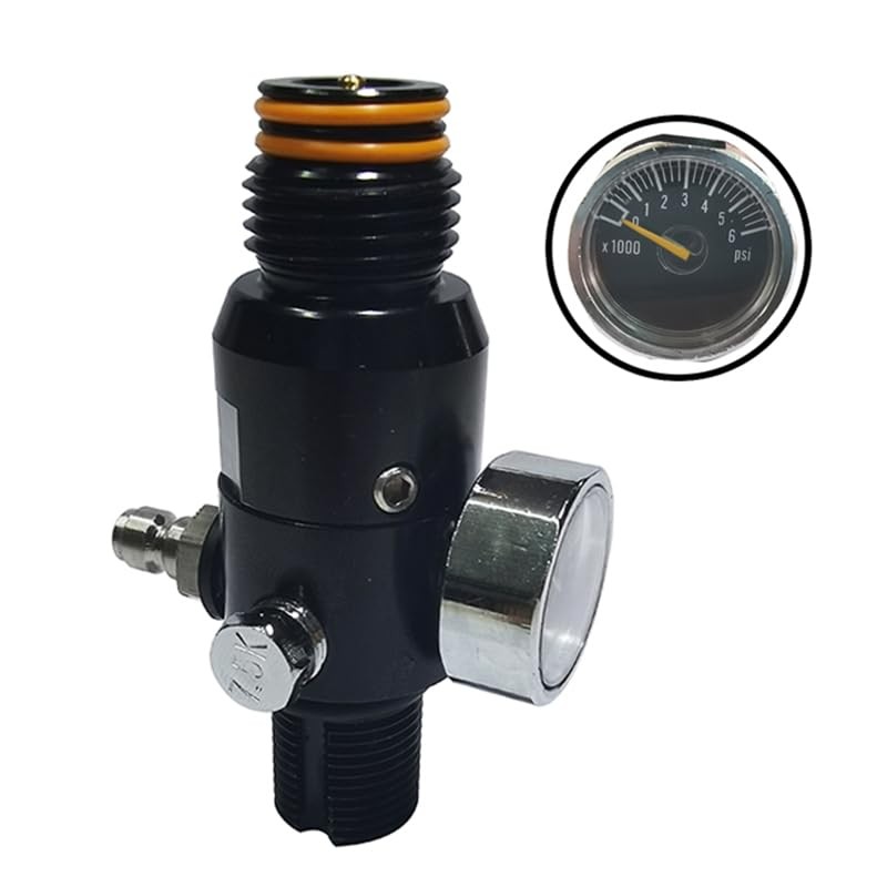 HPA Regulator Valve for Paintball Airsoft PCP Compressed Air CO2 Nitrogen Cylind