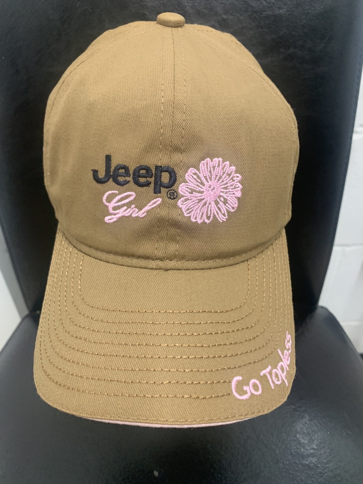 JEEP GIRL TAN GO TOPLESS HAT