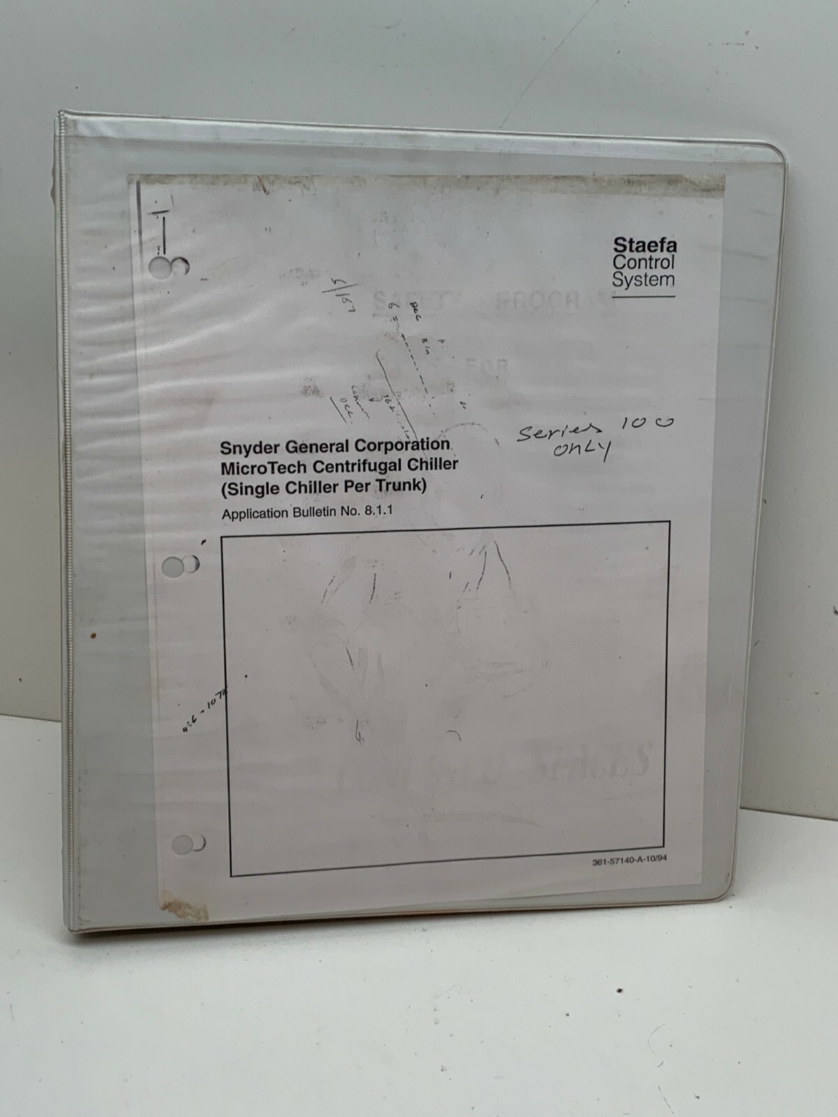 Syder General Staefa Control MicroTech Centrifugal Chiller Application Bulletin