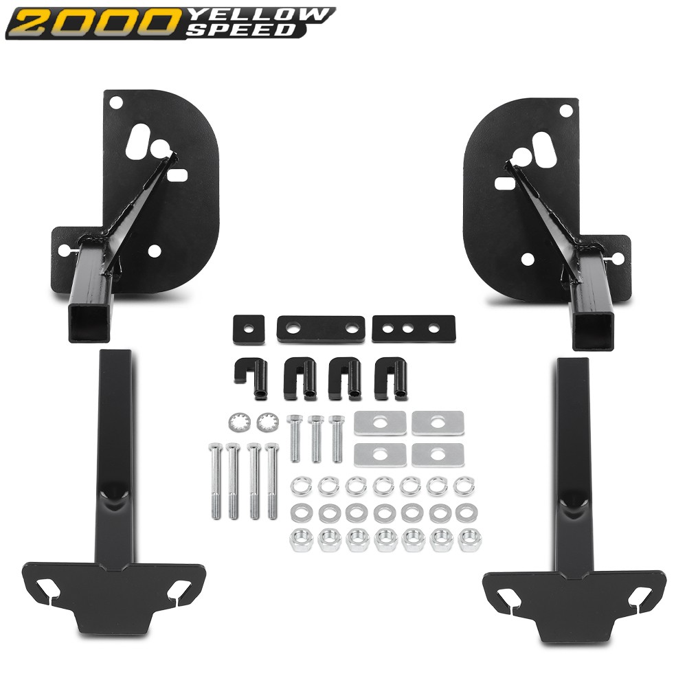 Front Camper Tie Downs Bar Fit For 2011-2016 Ford F-250 F-350 F-450 Super Duty