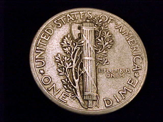 1936-P Mercury Dime Very Fine Grade.