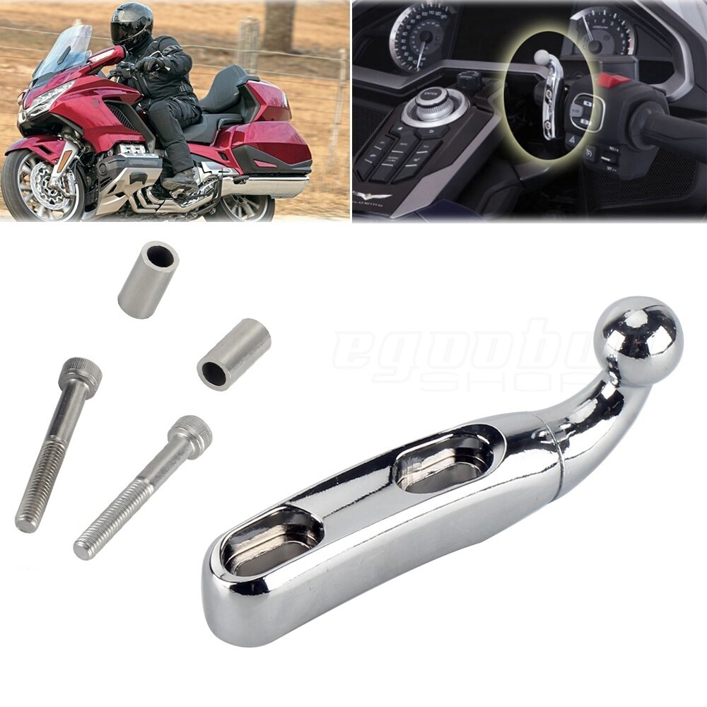 Chrome Motorcycle CNC Perch Mount Bracket For Honda Gold Wing GL1800 F6B 2018+