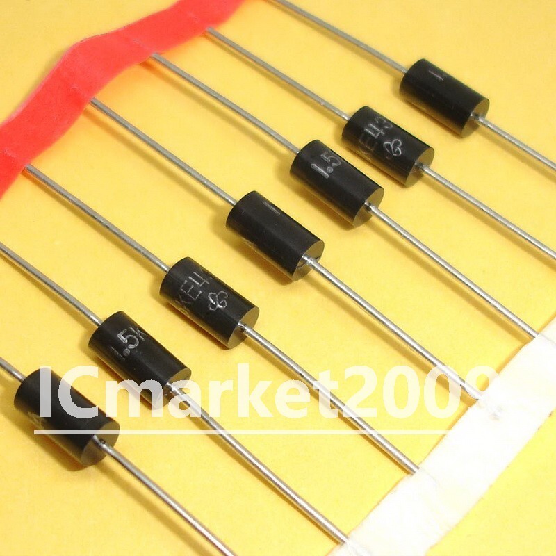 100 PCS 1.5KE43CA DO-201AD 1.5KE43 1500W Voltage Suppressor Diodes Rectifiers