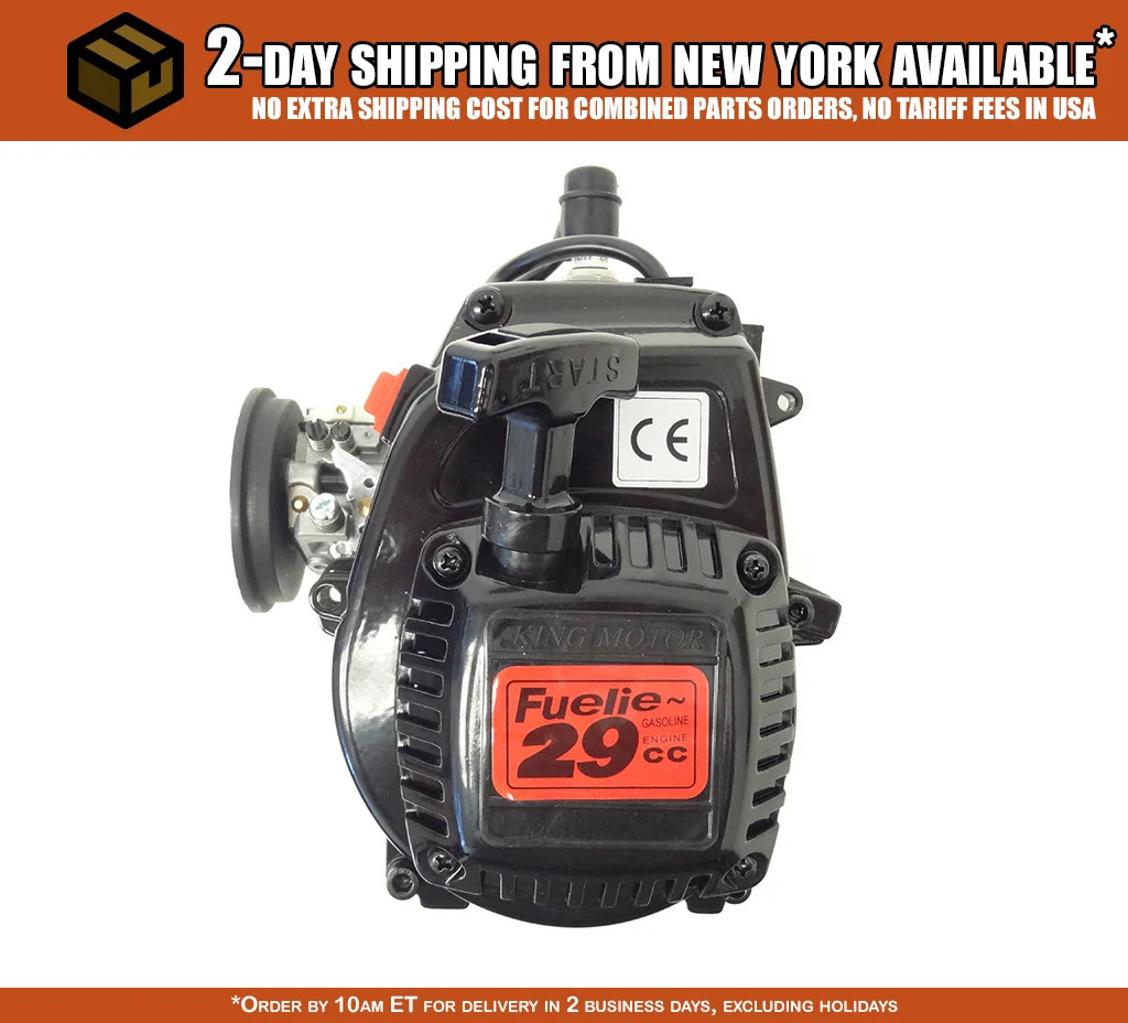 King Motor 29cc 4-Bolt 2-Stroke Gas Engine w/ WALBRO WT997 Carb !!