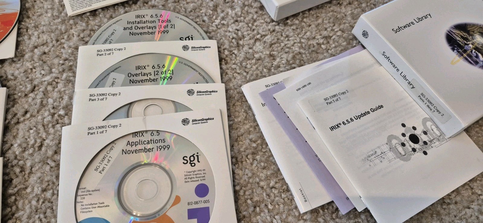 SGI Silicon Graphics IRIX Software Lot #3 , Untested