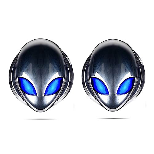 CB 2-Pack Push Start Button Cover, Cool Metal Decoration Protective Interior