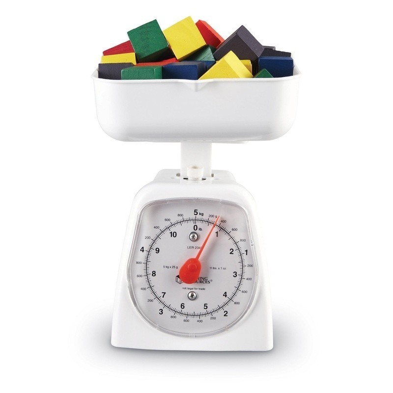 Platform Scale 11lb 5kg Removable Washable Tray Liquid Solid Weighing Education