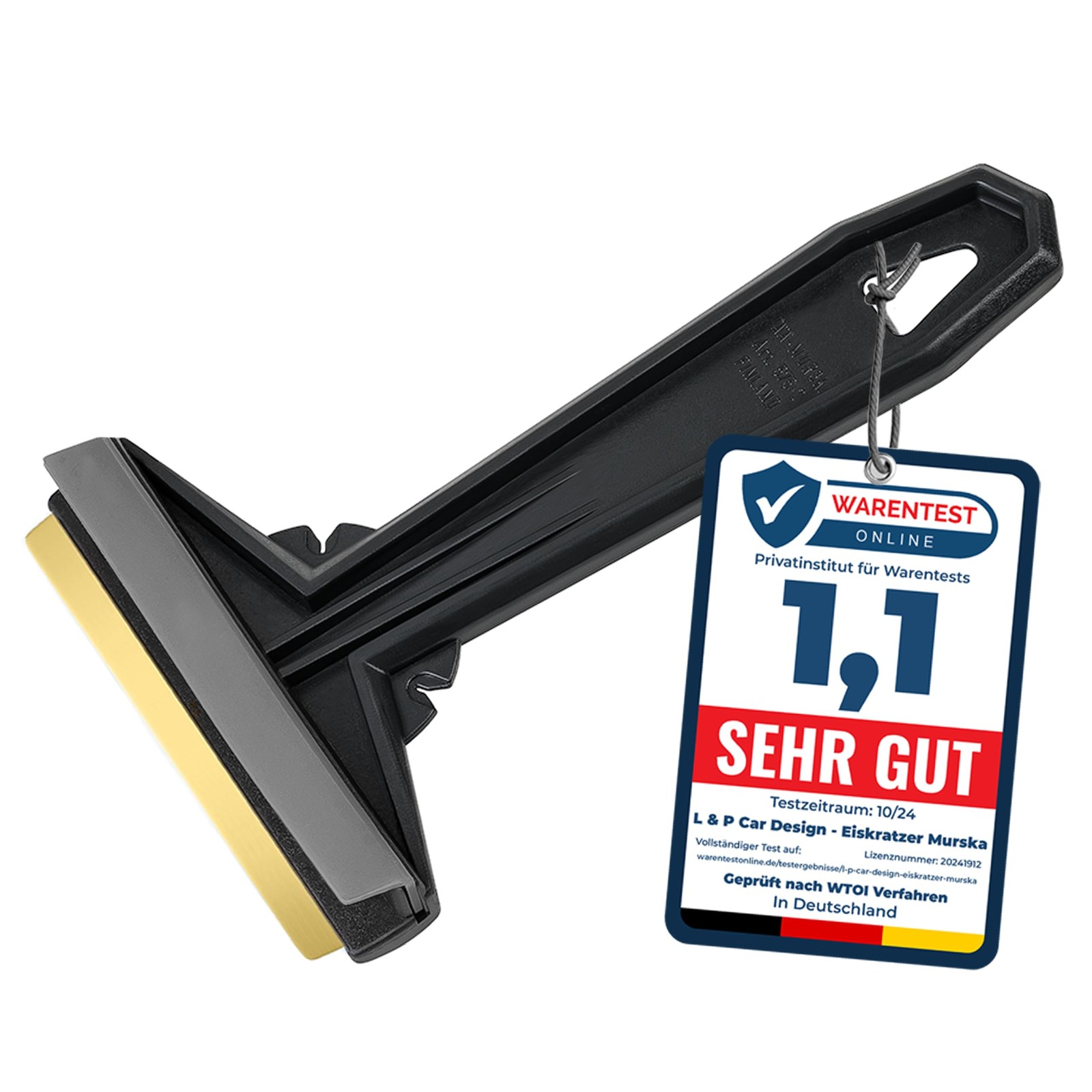 Brass Blade Ice Scraper for Car Windshield Fast Snow Removal Tool