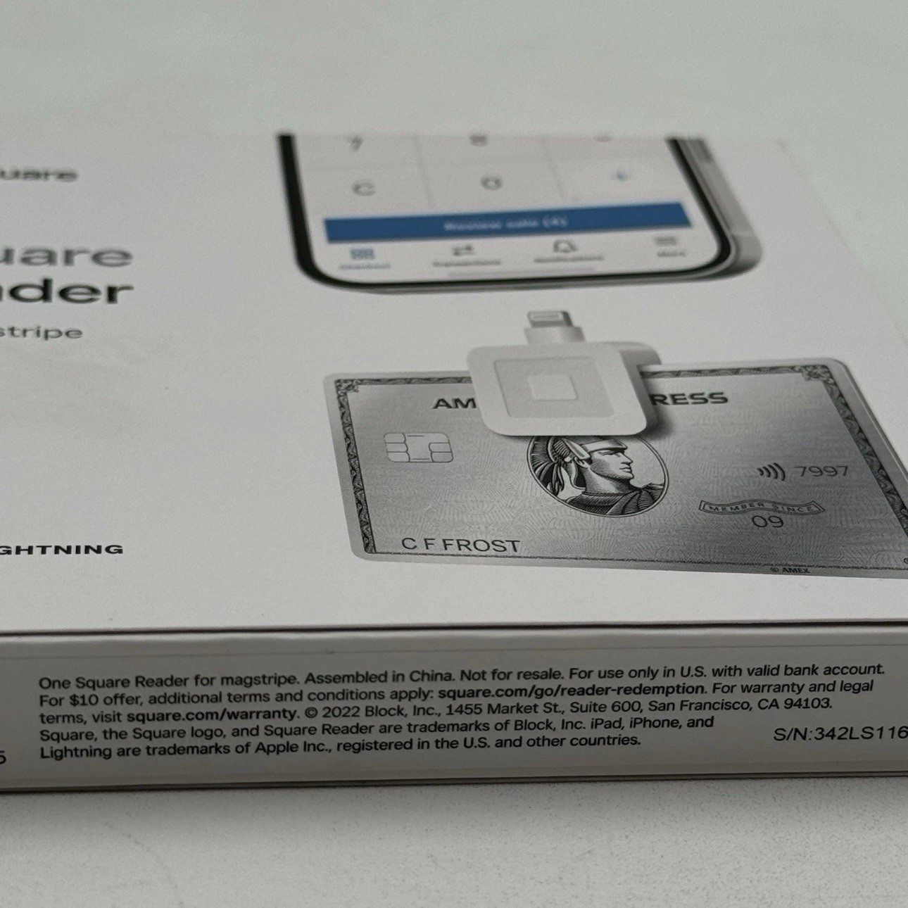 Square Reader For Magstrip Credit Card Reader iPhone New Sealed