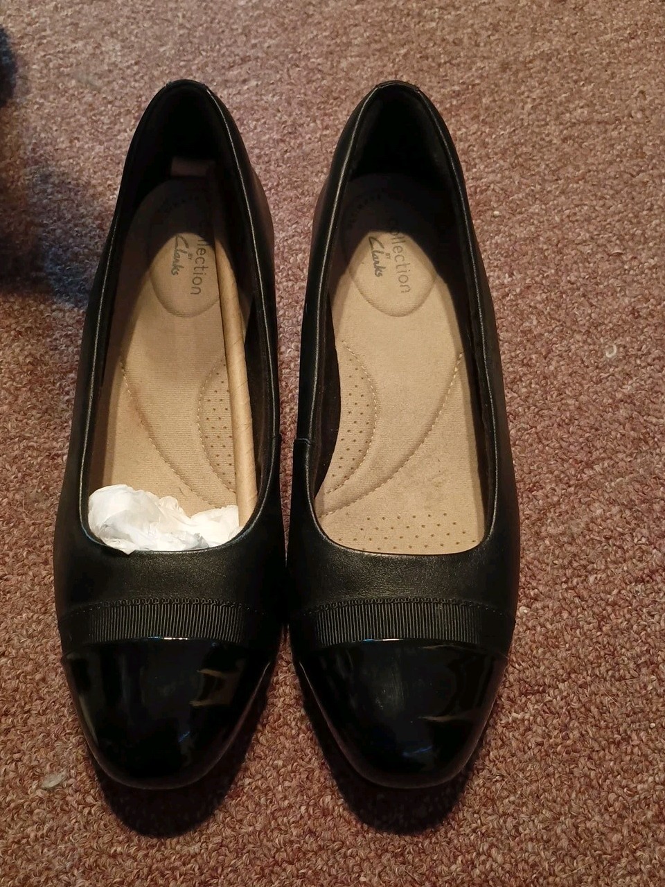 Ladies Clark’s Shoes 6 1/2 Dress Shoes. New Black