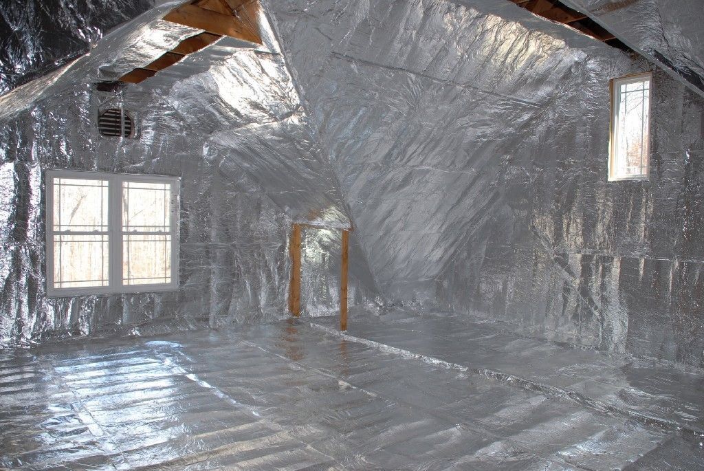 Single Bubble Radiant Barrier Insulation Foil-Bubble-Foil 4ft x 25ft DOUBLE SIDE