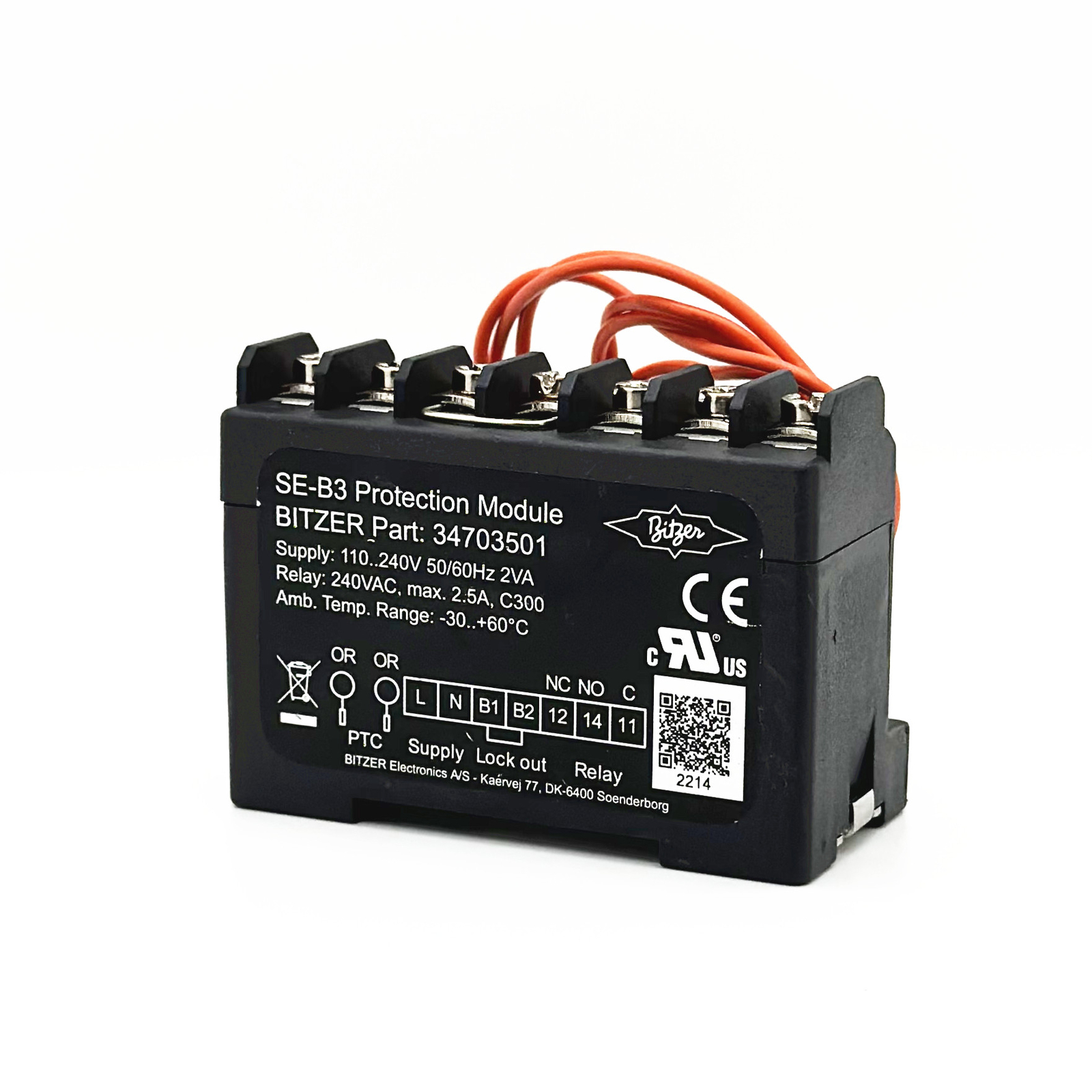1pcs Bitzer SE-B3 Protection Module Bitzer Part-no.34703501