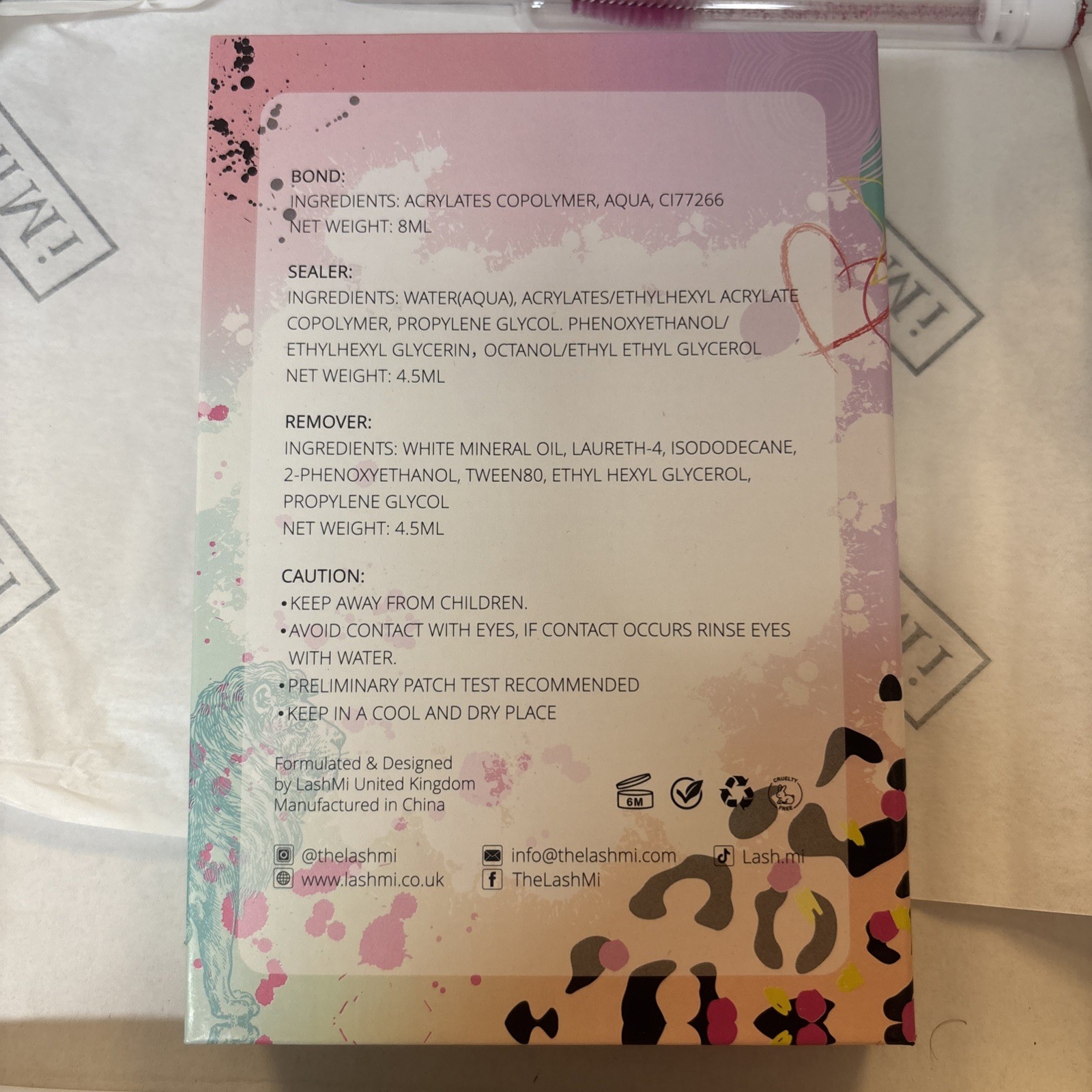 LashMi Eyelash Extension Kit Individual Lashes Starter Professional