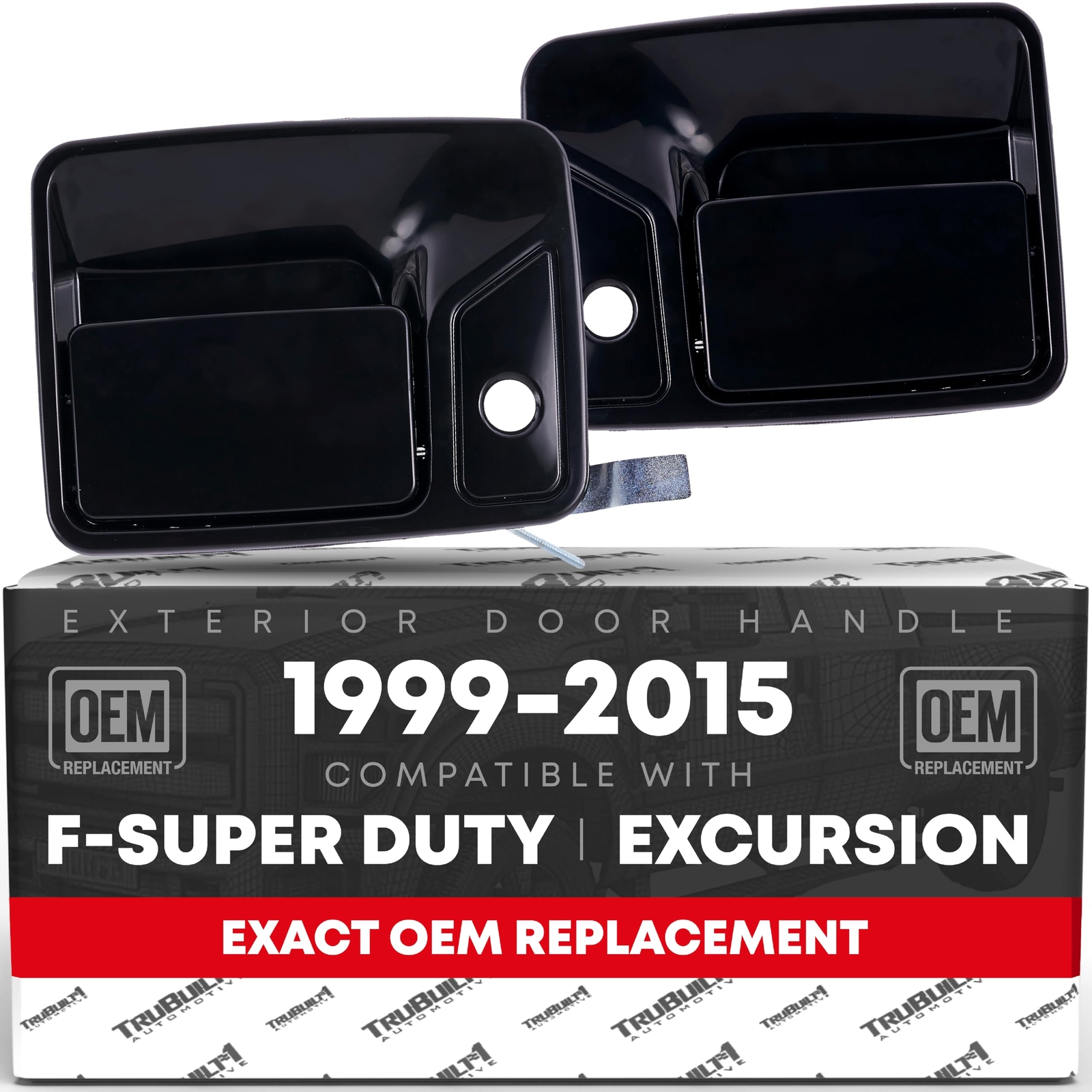 Exterior Door Handle, Left & Right w/ Keyhole for Ford F-250 F-350, Excursion
