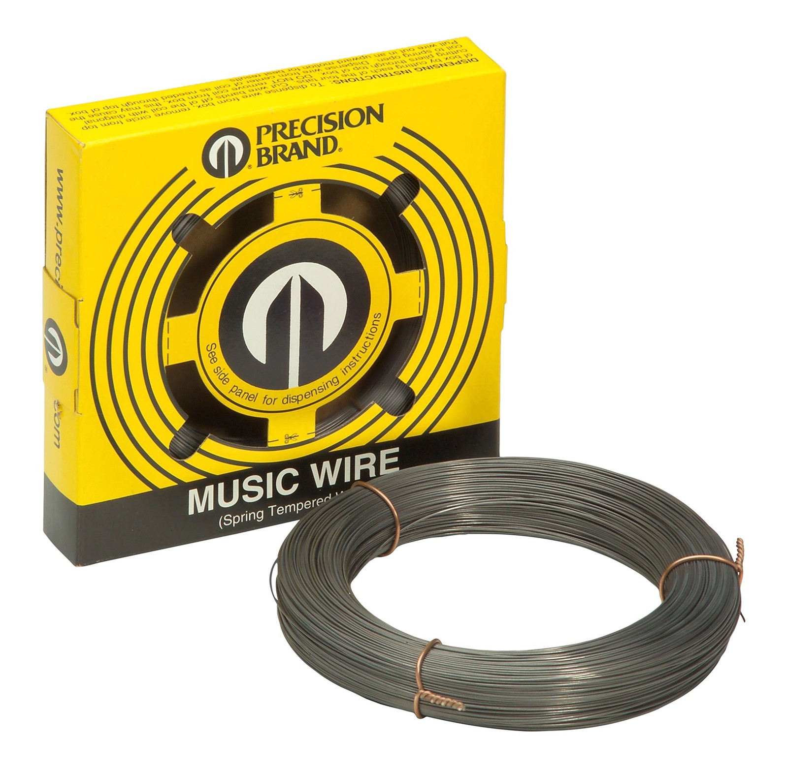 Precision Brand 21031 Music Wire, Steel Alloy, 0.031 in