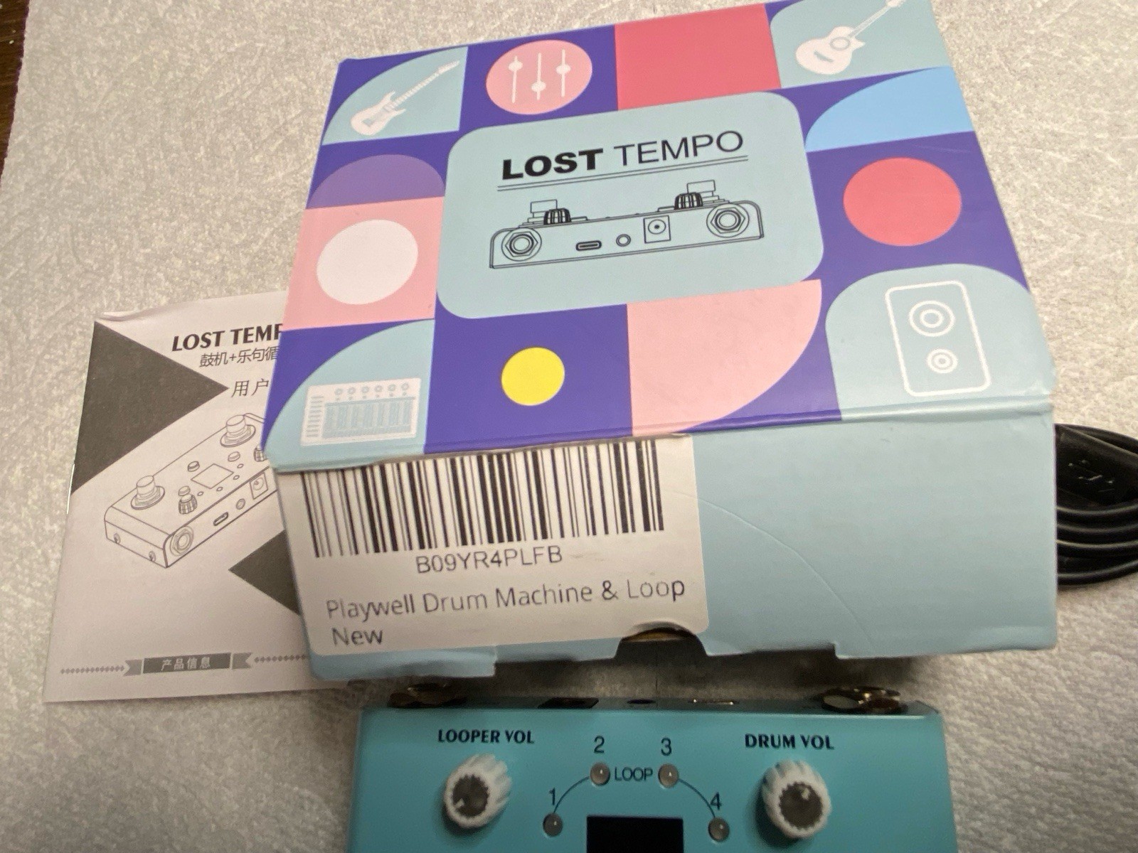 Playwell Lost Tempo Loop/ Drum Machine Guitar Pedal