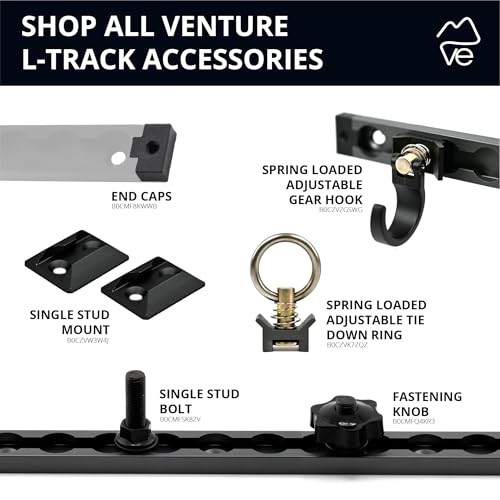 72" Venture Track T-6 72 Inch (2 Pack) Charcoal Gray - Rectangle Profile