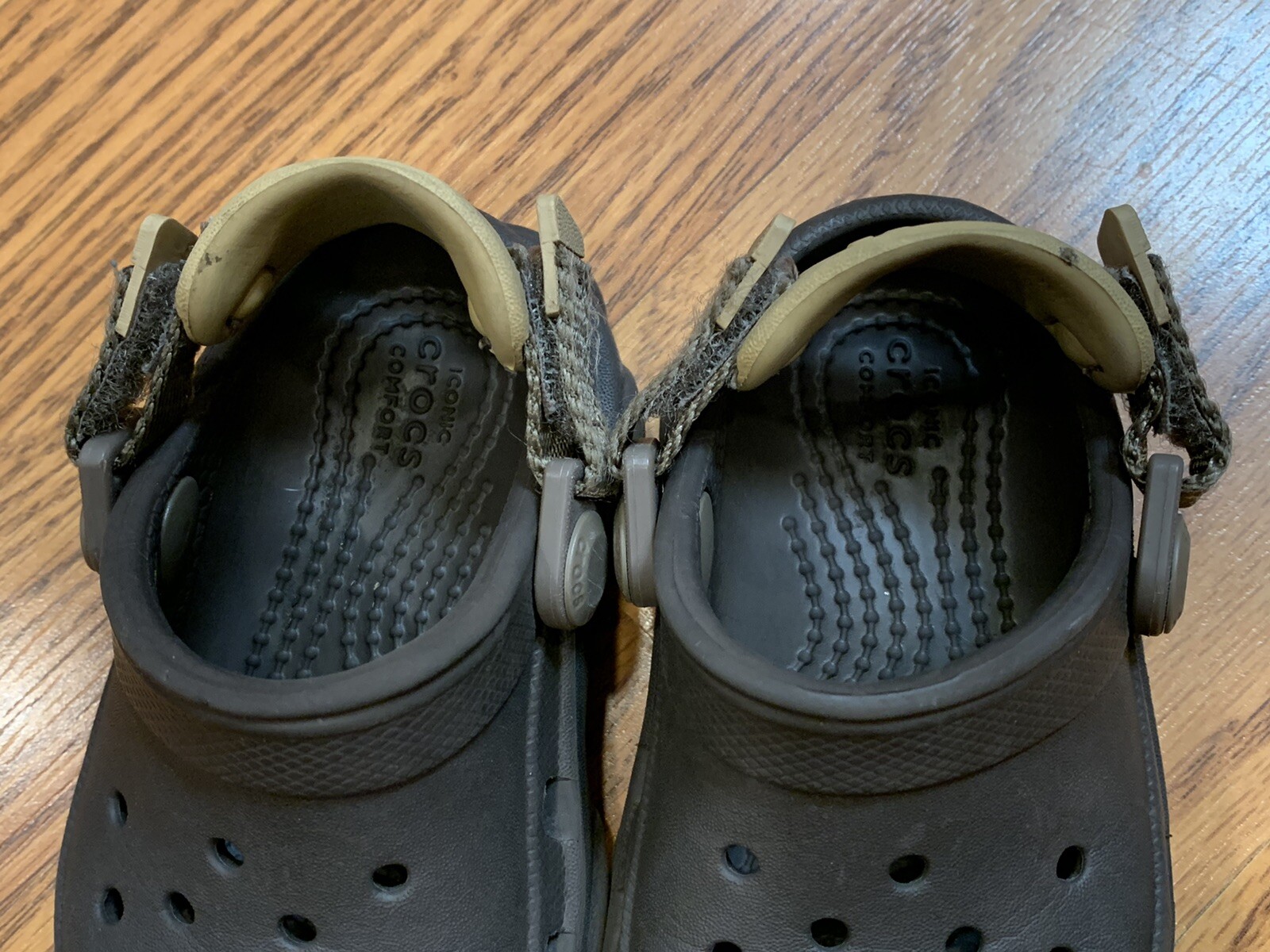 Crocs Brown All Terrain Clogs Boys Size C 5