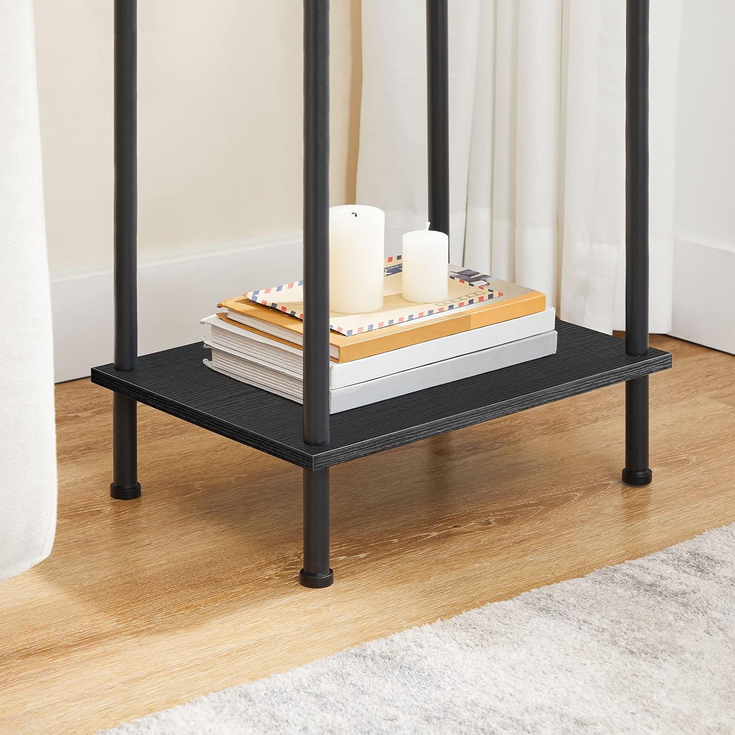 Side Table W/ Charging Station End Table W/ USB Port & Outlets Nightstand W/