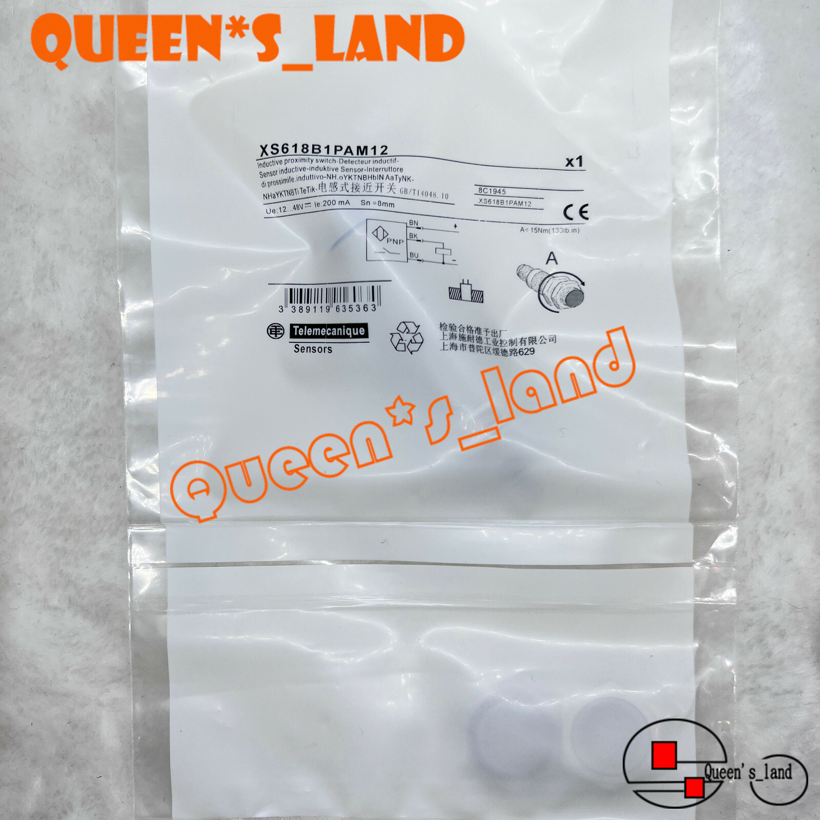 1× Proximity Switch Sensor XS618B1PAM12 New Free shiping