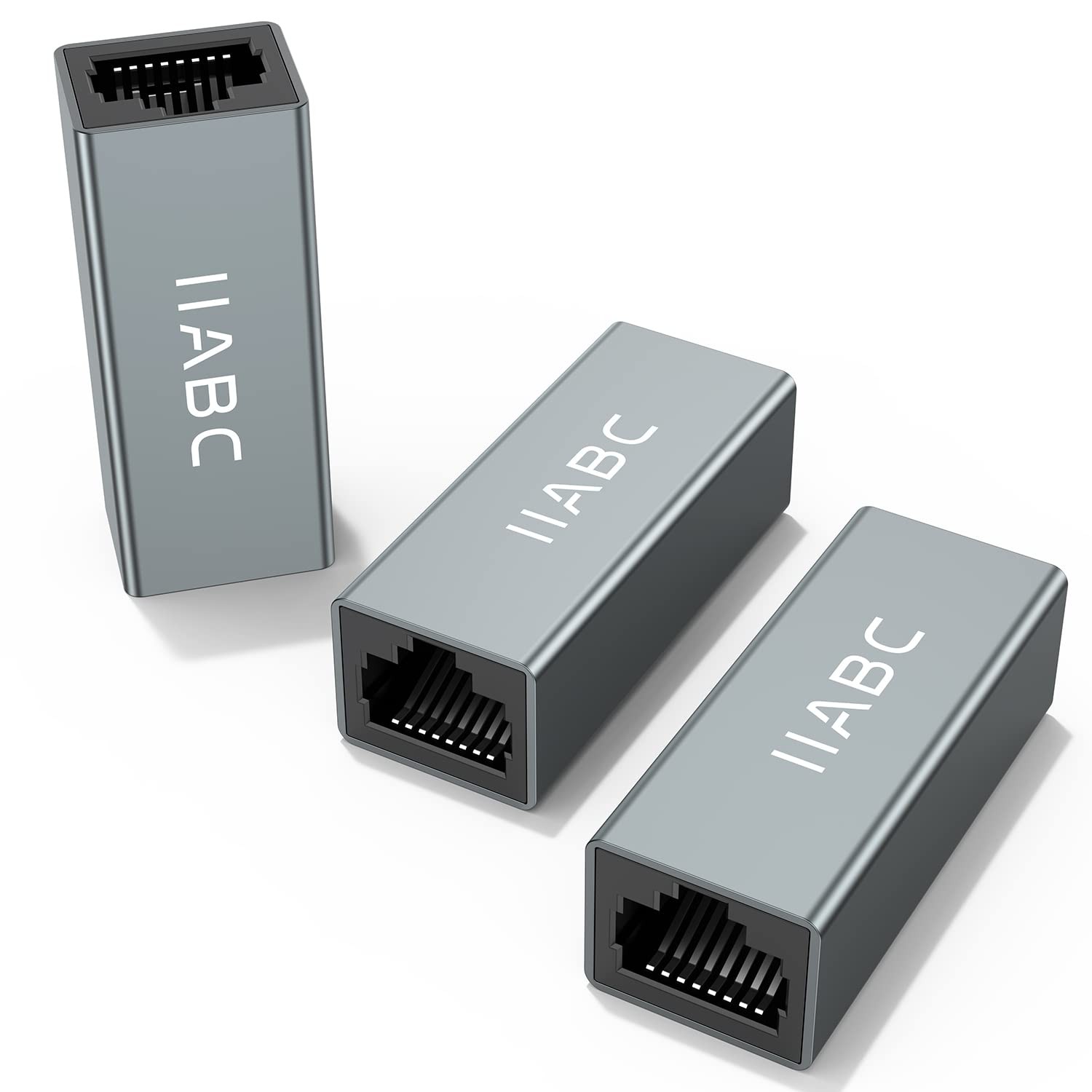 IIABC RJ45 Ethernet Coupler 3 Pack - In Line for...