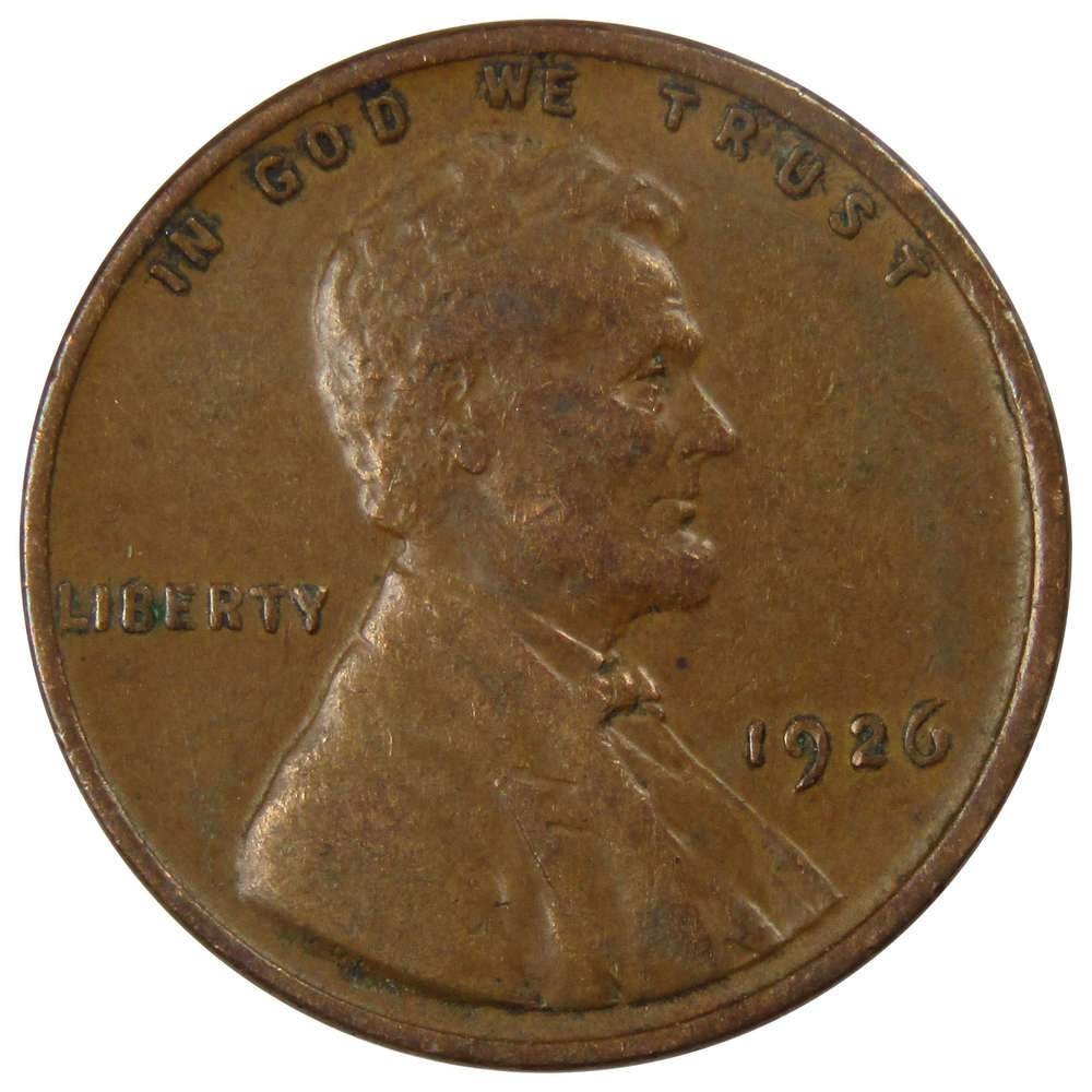 1926 Lincoln Wheat Cent XF EF Extremely Fine Penny 1c Coin Collectible